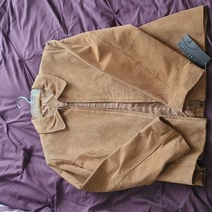 Relativity Camel Color 100% Leather XL NWT